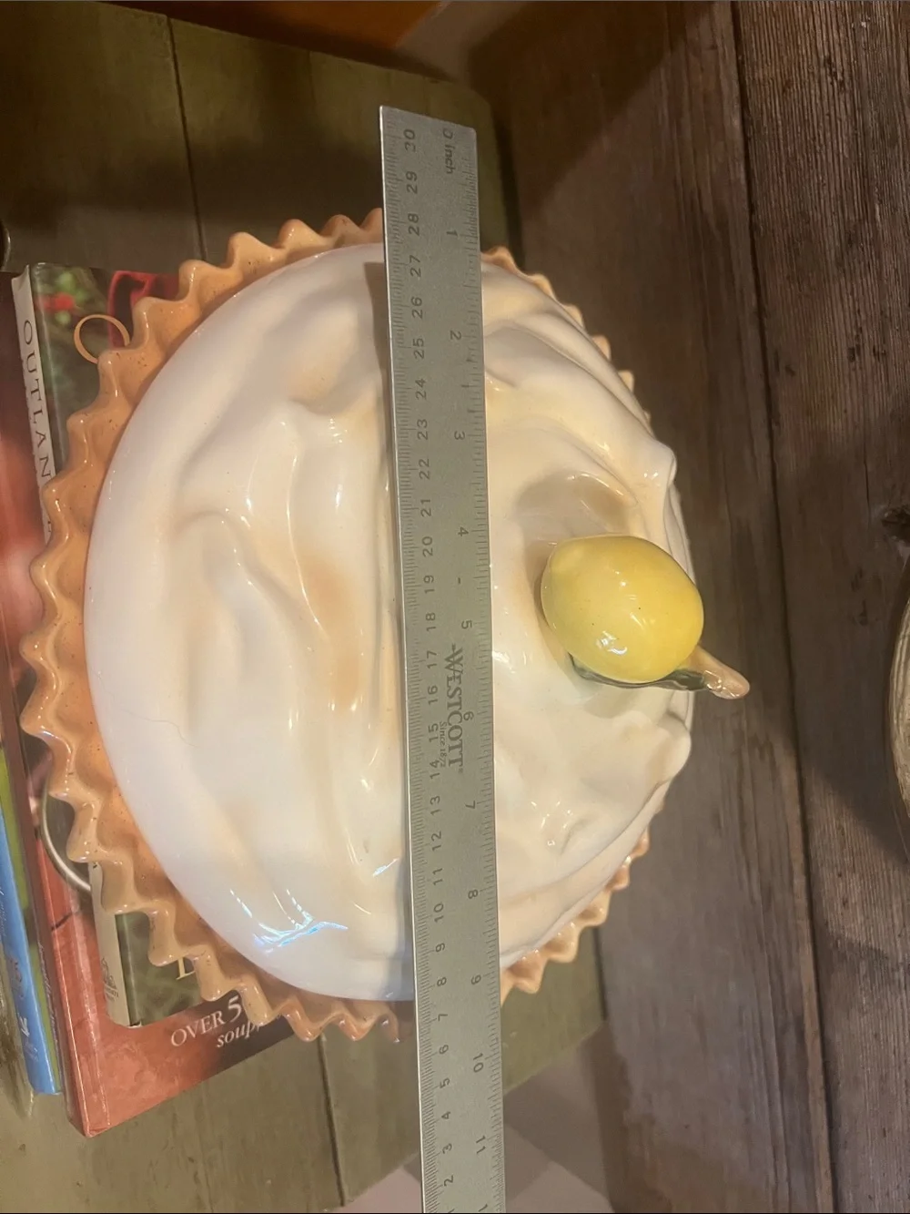 ceramic pie server with lemon lid vintage pie plate ceramic